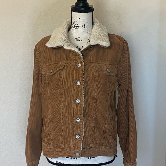 Kensie Jeans Faux Sharpe Collar Jacket - Picture 2 of 10